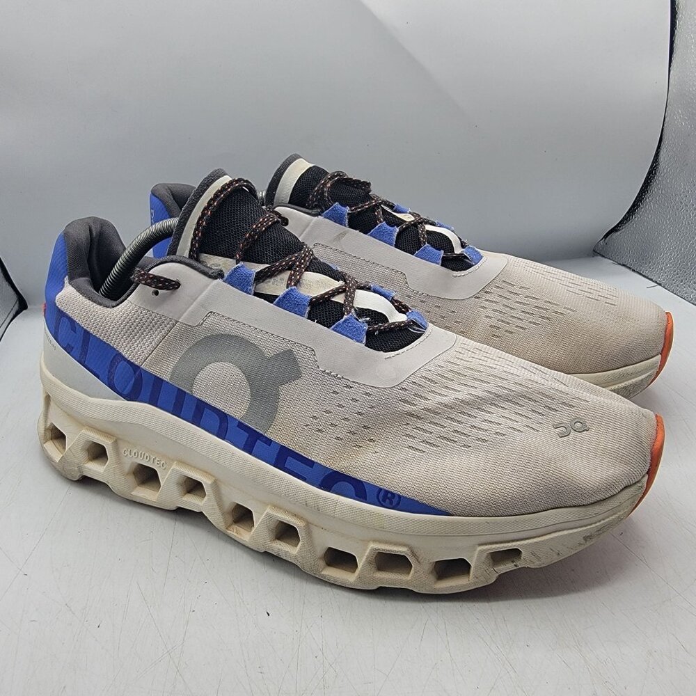 On Running Cloudmonster Mens 12 Frost Cobalt Athletic Shoes Running Walking